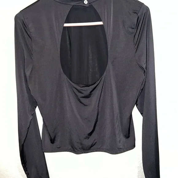 Melrose and Market Black Long Sleeve Blouse - Picture 2 of 5